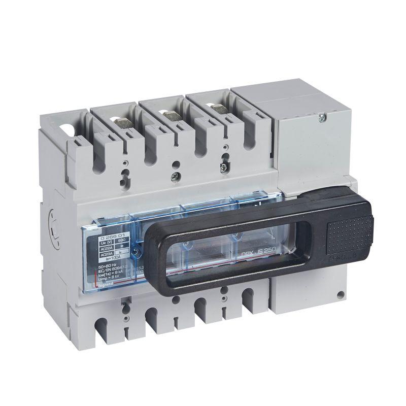 выключатель-разъединитель 3п dpx-is 250 100а прям. leg 026601 от BTSprom.by