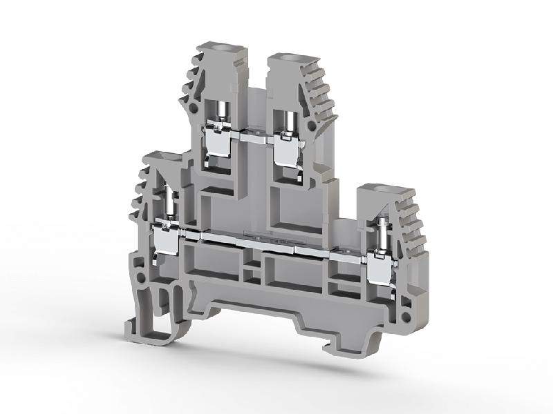 клеммник пружинный быстрозажимной (push in) 2.5кв.мм сер. pyk2.5 klemsan 307109 от BTSprom.by