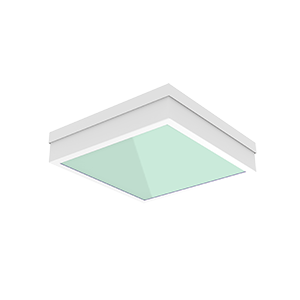 светильник светодиодный c490/ugl 25вт 4000к cri90 ip54 295х295х70 медицинский встраив./накладной аварийный автономный постоянного действия рассеив. закал. стекло varton v1-c0-00597-20g07-5402540 от BTSprom.by