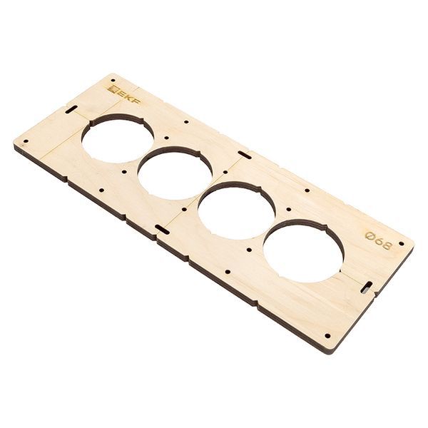 шаблон для подрозетников c 4 отв. d68мм expert ekf sh-d68-4 от BTSprom.by