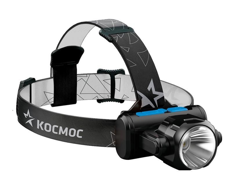 фонарь аккумуляторный налобный xpe 3вт cob 5вт аккум. li-on 1.2а.ч зу micro usb космос koch5wli-on от BTSprom.by
