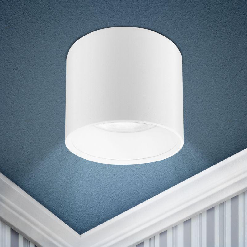 светильник накладной ol8 gx53 wh под лампу gx53 алюм. цвет бел.+хром эра б0048535 от BTSprom.by