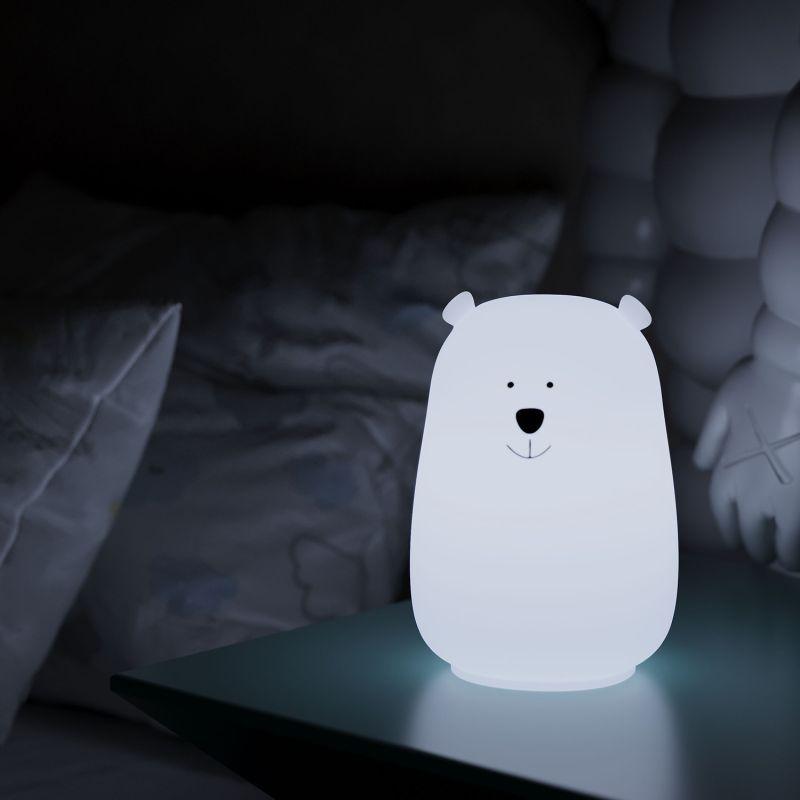 светильник настольный 2вт rgb медведь аккум. li-ion usb кабель детский ночник бел. gauss nn302 от BTSprom.by