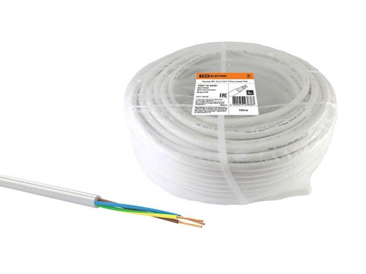 провод пвс 3х2,5 (бухта 100м) б tdm sq0118-0040 от BTSprom.by