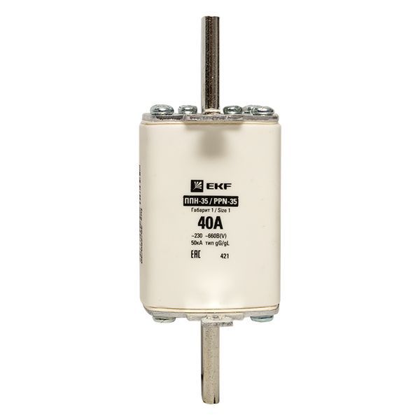  Вставка плавкая ППН-35 250/40А габарит 1 PROxima EKF fus-35/250/40 фото в каталоге от BTSprom.by