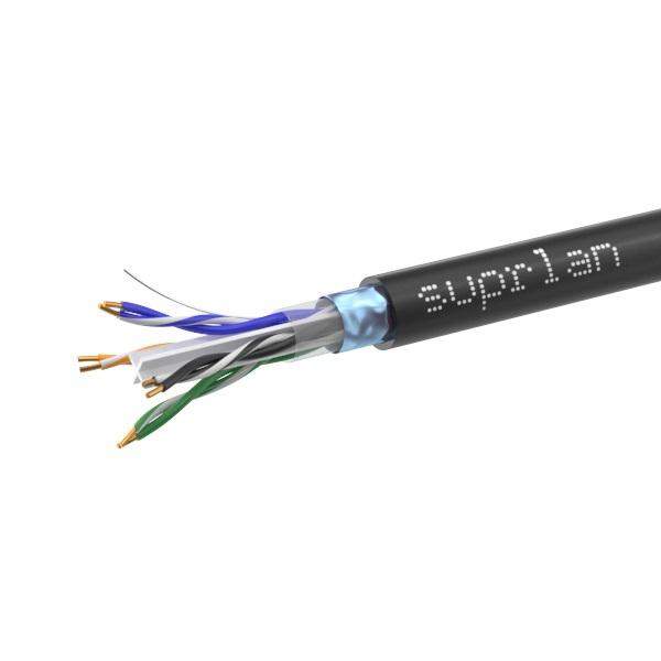 кабель витая пара f/utp кат.6 4x2xawg23 solid cu pe out. six (м) suprlan 01-1018-2 от BTSprom.by