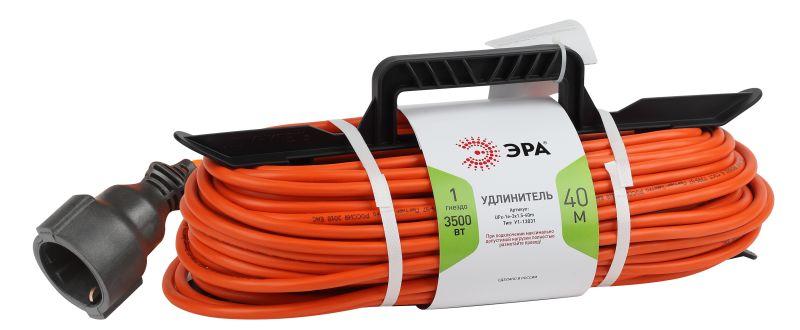 удлинитель-шнур на рамке 1х40м с заземл. 16а ip20 ufx-1e-3х1.5-40m пвс 3х1.5 эра б0046813 от BTSprom.by