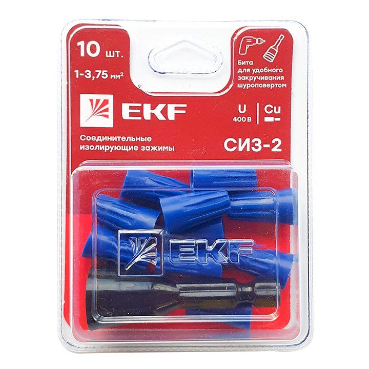 соединитель проводов сиз-2 1-3.75кв.мм (блист.10шт) ekf plc-cc-4-b от BTSprom.by