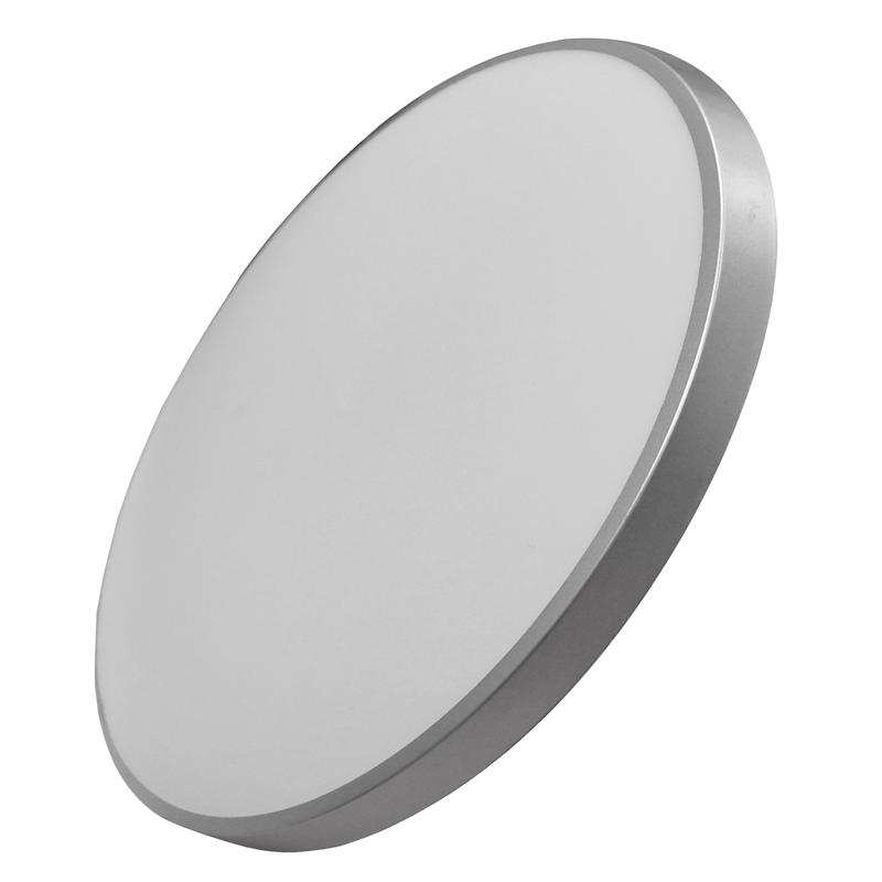 светильник светодиодный быстрого монтажа idpb-snapin 18вт 1620лм 5000к 220мм ip40 серебр. ionich 2697 от BTSprom.by