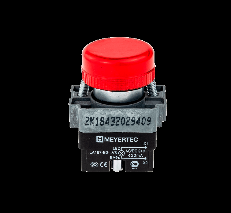 лампа сигнальная в сборе 24в ac/dc мет. mtb2-bv614 красн. овен 43346 от BTSprom.by