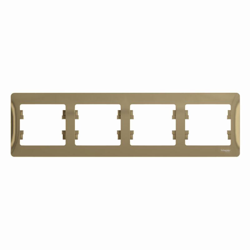 рамка 4-м glossa горизонт. титан se gsl000404 от BTSprom.by