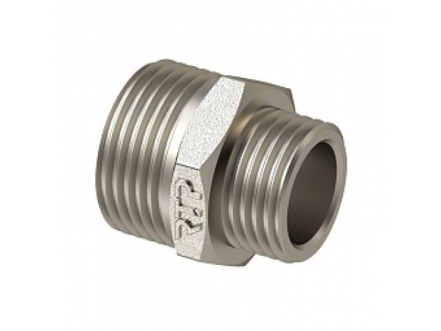 ниппель ред. 1 1/4" нар. х 1/2" нар. никел., ртп (ростурпласт) 25110 от BTSprom.by