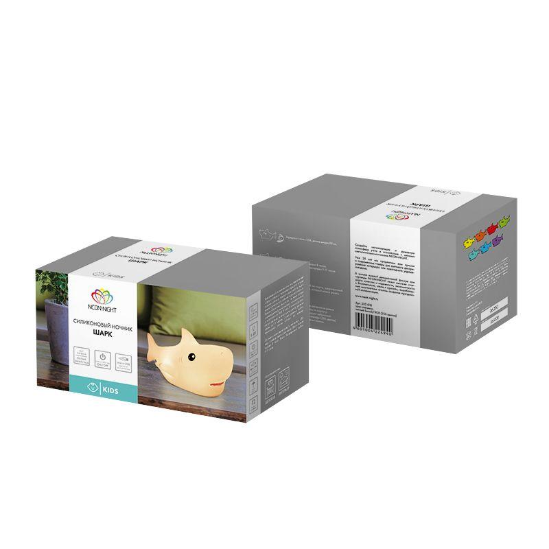  Ночник силиконовый "Шарк" Neon-Night 503-018 фото в каталоге от BTSprom.by