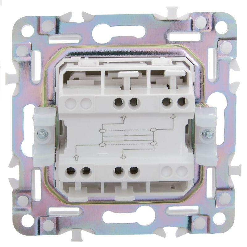  Выключатель перекрестный 1-кл. SKANDY 10А SK-V03Gr сер. IEK SK-V13-0-10-K03 фото в каталоге от BTSprom.by