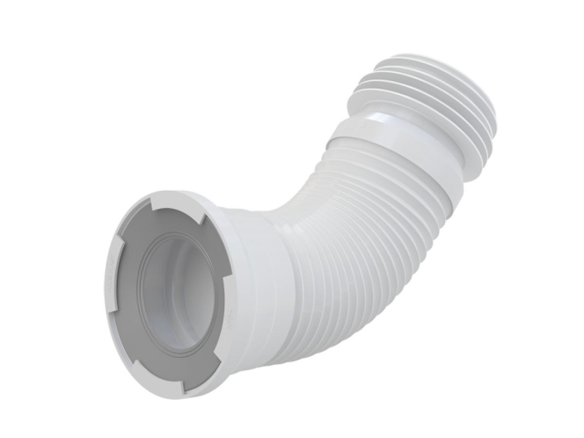 гибкая подводка для выпуска унитаза, alcaplast a97-bl-01 от BTSprom.by