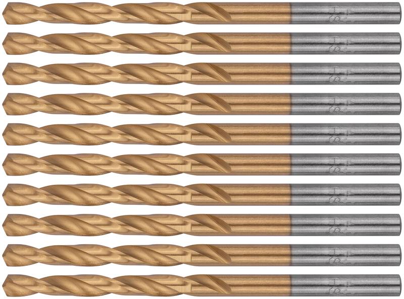  Сверло HSS по металлу титановое покрытие 4.2мм (уп.10шт) FIT 34142 фото в каталоге от BTSprom.by