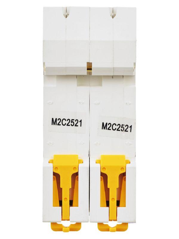  Выключатель автоматический модульный 2п C 25А M10N ARMAT IEK AR-M10N-2-C025 фото в каталоге от BTSprom.by