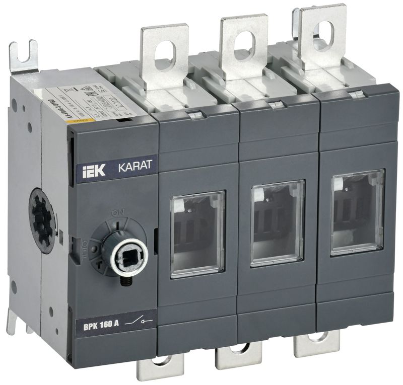 выключатель-разъединитель врк 3п 160а без рукоятки karat iek ka-vr10-3-0160 от BTSprom.by