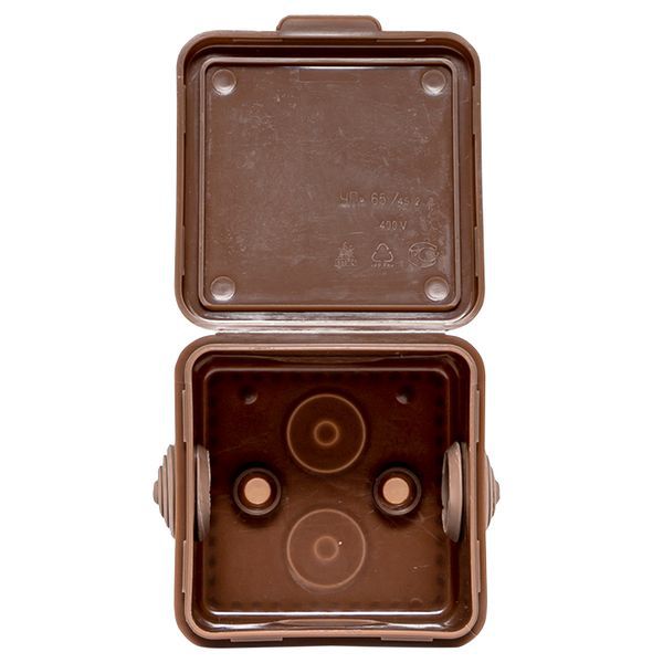  Коробка распаячная КМР-030-036 пылевлагозащ. 65х65х50 4 мембранных ввода темн. дерево PROxima EKF plc-kmr2-030-036-t фото в каталоге от BTSprom.by