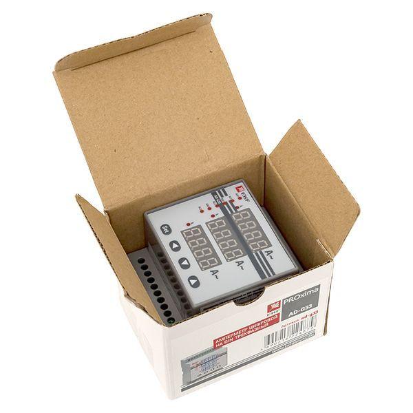  Амперметр цифровой AD-G33 3ф на DIN EKF ad-g33 фото в каталоге от BTSprom.by