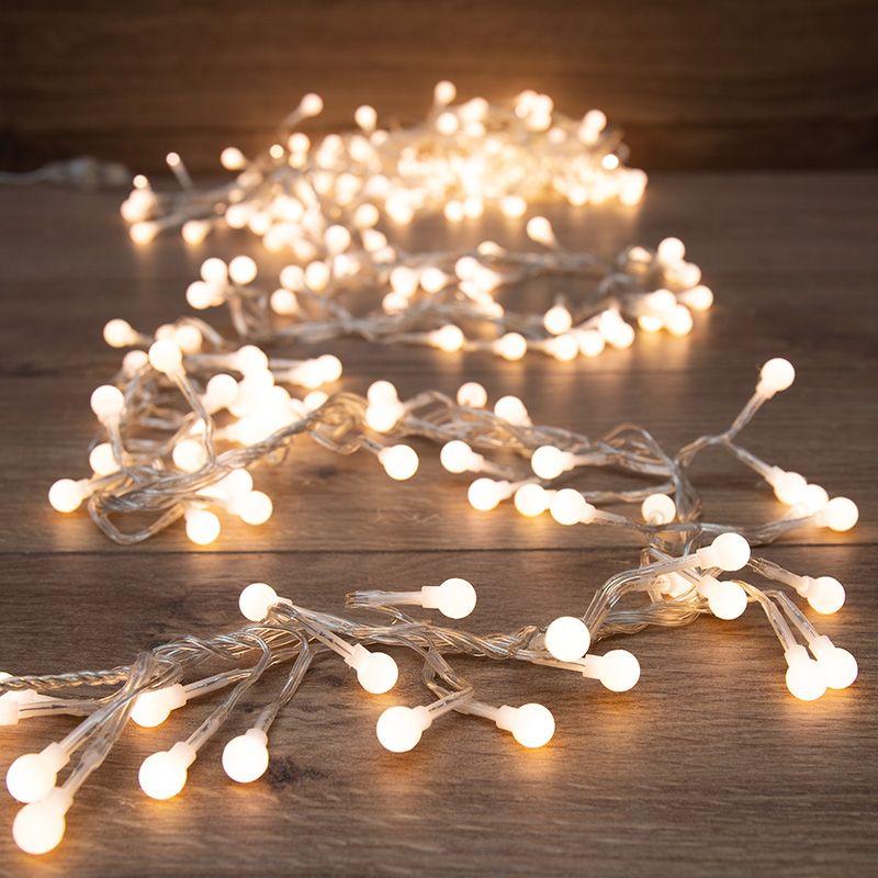 гирлянда светодиодная "мишура led" 3м 288led тепл. бел. 18вт 220-240в ip20 провод пвх прозр. neon-night 303-606 от BTSprom.by