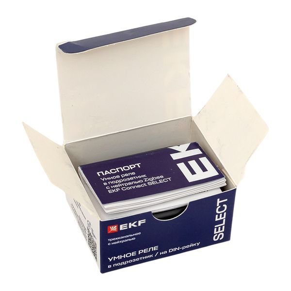  Реле умное в подрозетник 3-канальное Zigbee Connect Select с нейтралью EKF ssh-3g-zb фото в каталоге от BTSprom.by