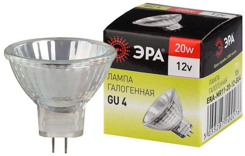 лампа галогенная gu4-mr11-20w-12v-30cl эра c0027361 от BTSprom.by