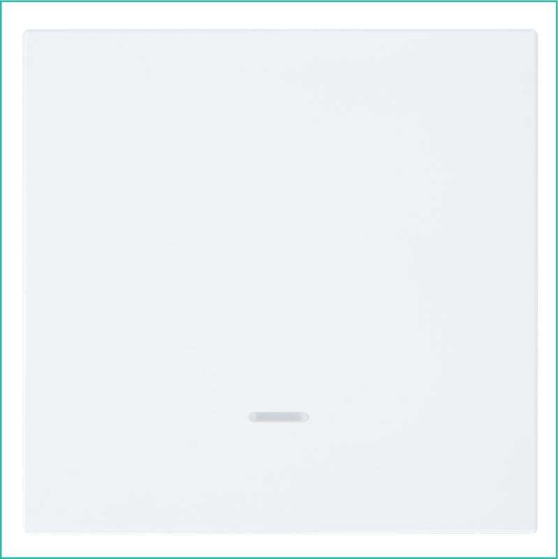 переключатель проходной 1-кл. сп fd 10а ip20 с подсветкой с накладкой механизм бел. глянцевый jasmart fd3012nw от BTSprom.by