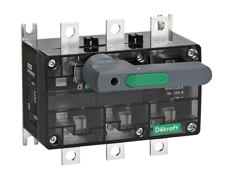 выключатель-разъединитель 3п 200а вр-103с с видимым разрывом dekraft 40453dek от BTSprom.by