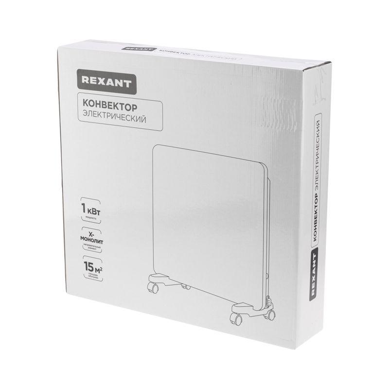  Конвектор электрический с электронным термостатом 1кВт Х-нагревательный элемент Rexant 60-0099 фото в каталоге от BTSprom.by