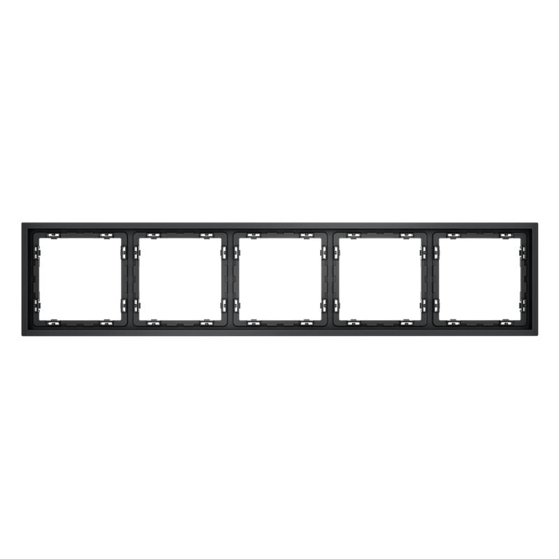 рамка 5-м s70 пластик. графит voltum vls100507 от BTSprom.by