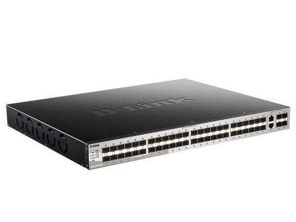 коммутатор управляемый стекируемый l3 dgs-3130-54s/a1a с 48 портами 1000base-x sfp 2 портами 10gbase-t и 4 портами 10gbase-x sfp+ d-link 1605859 от BTSprom.by