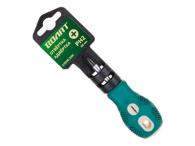 отвертка "+" №2  38мм ph волат (крестовая phillips, двухкомп. рукоятка anti-slip) 17090-230 от BTSprom.by