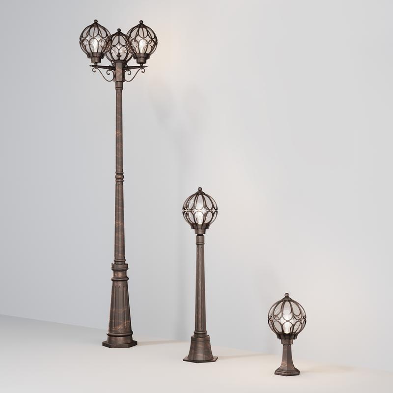  Светильник Via 1х60Вт E27 IP44 ландшафтный Maytoni O023FL-01G фото в каталоге от BTSprom.by