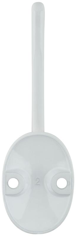  Крючок-вешалка двойн. бел. 66873 фото в каталоге от BTSprom.by