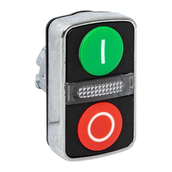 механизм кнопки исполнительный xb4 ip65 "пуск-стоп" плоский возвратный без фиксации с подсветкой ekf xb4bw83-65 от BTSprom.by