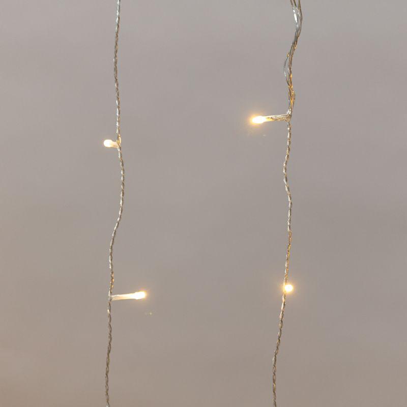  Гирлянда светодиодная "Светодиодный Дождь" 2х1.5м 150LED тепл. бел. 5.1Вт 230В IP44 эффект мерцания прозр. провод Neon-Night 235-516 фото в каталоге от BTSprom.by