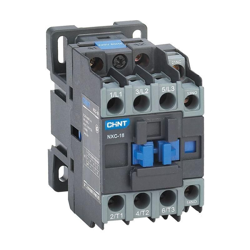 контактор nxc-18 18а кат. 220в ac 1но+1нз ac-3 (r) chint 836904 от BTSprom.by
