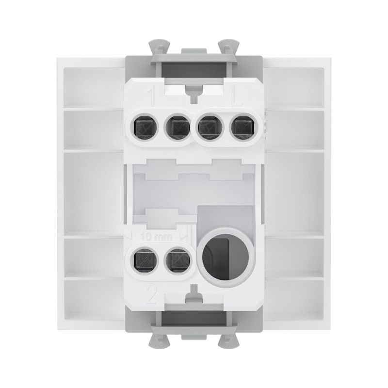  Переключатель модульный 1-кл. 2мод. Avanti "Белое облако" 16А IP20 бел. DKC 4400112 фото в каталоге от BTSprom.by