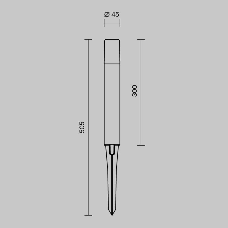  Светильник Talpa 3Вт 3000К IP65 ландшафтный Maytoni O416FL-L3B3K1 фото в каталоге от BTSprom.by