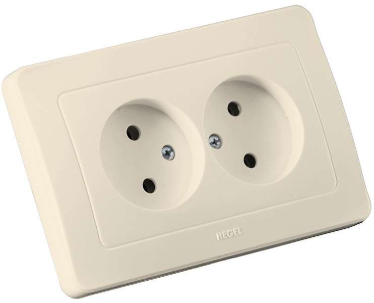 розетка 2-м сп мастер 16а ip20 250в сл. кость hegel рс16-341-01 от BTSprom.by