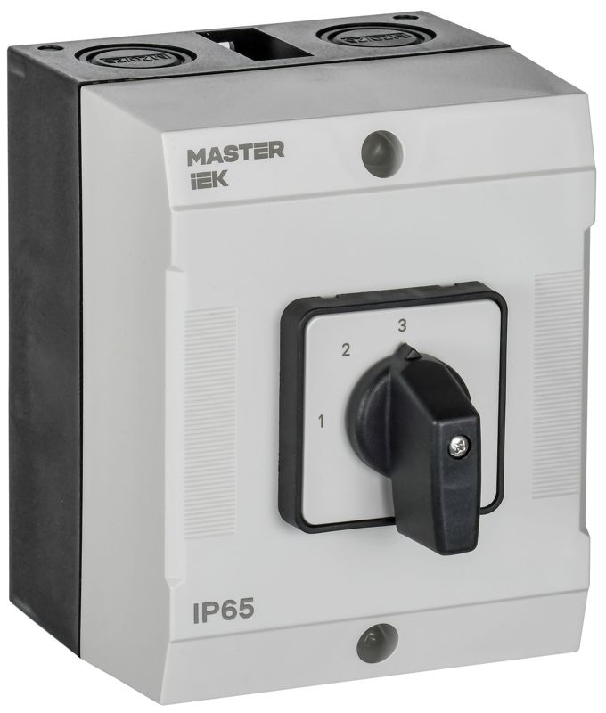 переключатель кулачковый 10а (сх. 82) в боксе стандартная рукоятка iek mi-cs20-010-082 от BTSprom.by