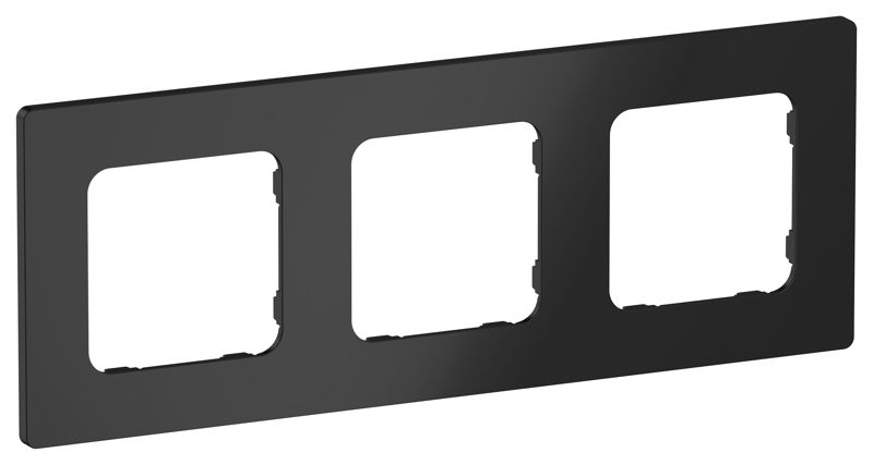 рамка 3-м сп flite ру-3-к-флч черн. iek fi-m32-32-20-k02 от BTSprom.by