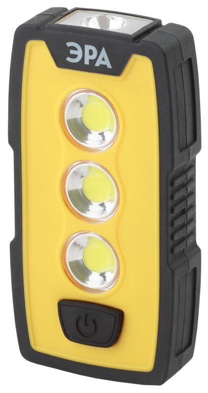 фонарь rb-802 рабочий «практик» 6вт cob+1вт led пласт.3хааа ip65 крючок магнит эра б0029180 от BTSprom.by