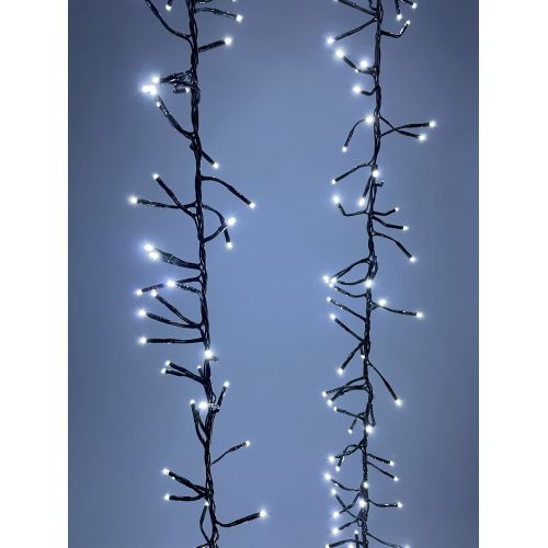  Гирлянда светодиодная "Нить Мишура" 2м 200LED 220В IP20 зел. провод хол. свет ЭРА Б0047969 фото в каталоге от BTSprom.by