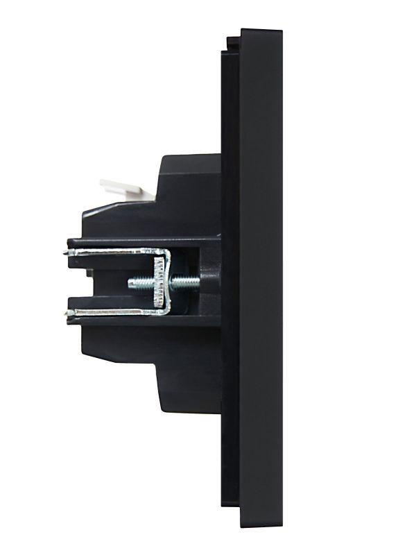  Выключатель 2-кл. СП FORTE&PIANO 10А FP105 черн. IEK FP-V20-0-10-1-K02 фото в каталоге от BTSprom.by