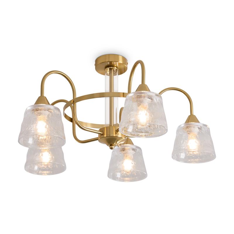  Светильник Caramel 5х60Вт E27 IP20 подвесной Freya FR5522PL-05BS1 фото в каталоге от BTSprom.by