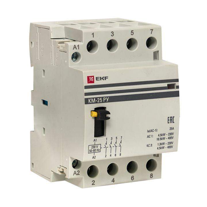 контактор модульный км ру 40а 4no (3 мод.) proxima ekf km-3m-40-40 от BTSprom.by