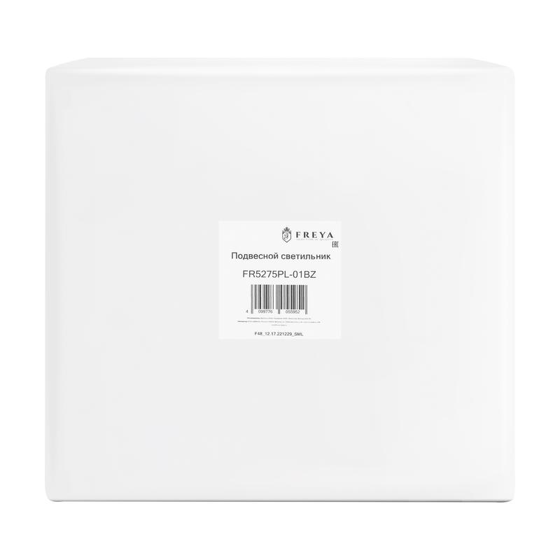  Светильник Gauzy 60Вт E27х1 IP20 подвесной Freya FR5275PL-01BZ фото в каталоге от BTSprom.by