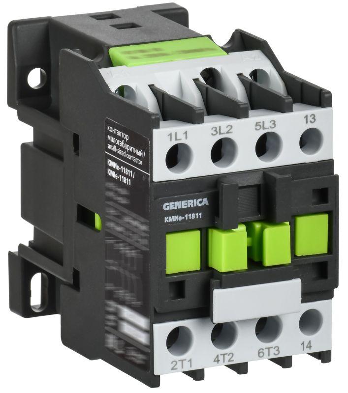 контактор кмие-11811 18а 230в/ас3 1нз generica kkme11-018-230-01 от BTSprom.by